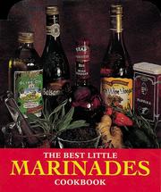 Cover of The best little marinades cookbook by Karen Adler