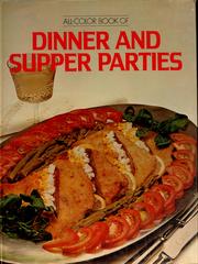 Front cover of All-color book of dinner and supper parties by Diana Jaggar
