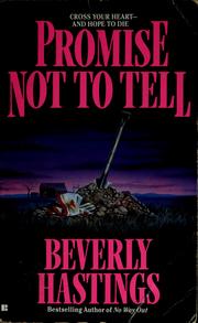 Front cover of Promise not to tell by Beverly Hastings