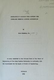 Front cover of Correlation of radiation field patterns with circularly symmetric aperture distribution by Dave Johnston
