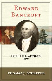 Cover of Edward Bancroft by Thomas J. Schaeper