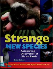 Front cover of Strange new species by Elin Kelsey