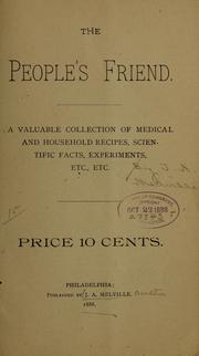 Front cover of The people's friend by J. A. Melville
