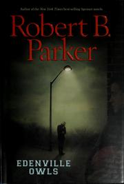 Cover of Edenville Owls by Robert B. Parker