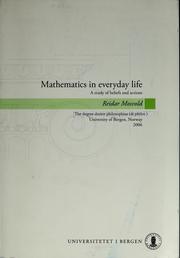 Front cover of Mathematics in everyday life by Reidar Mosvold