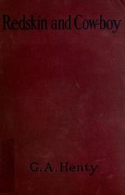 Front cover of Redskin and cowboy by G. A. Henty