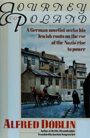 Front cover of Reise in Polen by Alfred Döblin