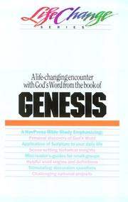 Front cover of A NavPress Bible study on the book of Genesis. by Nav Press