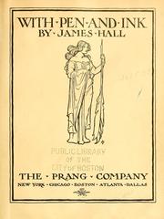 Cover of With pen and ink by Hall, James