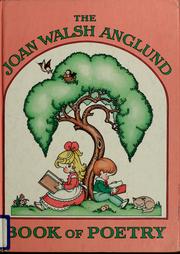 Front cover of A book of poetry by Joan Walsh Anglund