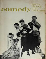 Front cover of Comedy: plays, theory, and criticism by Marvin Felheim