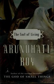Front cover of The cost of living by Arundhati Roy
