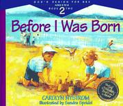 Cover of Before I was born by Carolyn Nystrom
