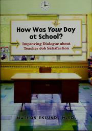 Front cover of How was your day at school? by Nathan Eklund