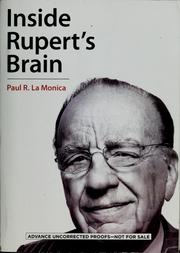 Cover of Inside Rupert's brain by Paul R. La Monica