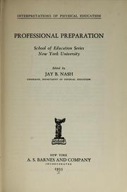 Front cover of Interpretations of physical education .. by Jay Bryan Nash