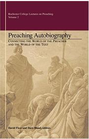 Cover of Preaching autobiography by David Fleer