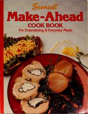Cover of Make-ahead cook book by Sue Brownlee