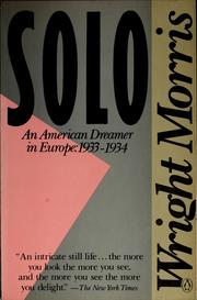 Cover of Solo by Wright Morris