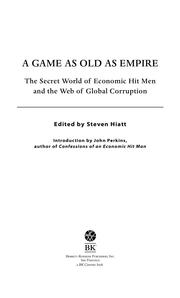 Front cover of A Game As Old As Empire by Steven Hiatt