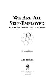 Cover of We Are All Self Employed by Cliff Hakim