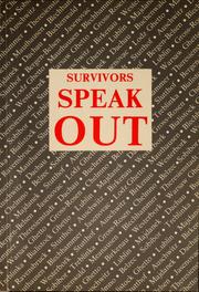 Cover of Survivors Speak Out by Unknown
