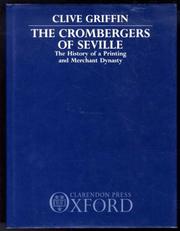 Front cover of The Crombergers of Seville by Clive Griffin