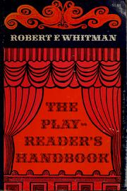Front cover of The play-reader's handbook by Robert F. Whitman