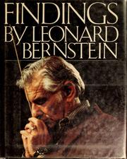 Cover of Findings by Leonard Bernstein