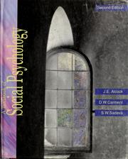 Front cover of A textbook of social psychology by James E. Alcock
