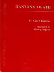 Cover of Danton's death by Georg Büchner