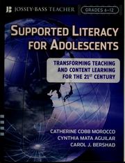 Front cover of Supported literacy for adolescents by Catherine Cobb Morocco
