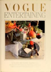 Cover of Vogue entertaining by June McCallum