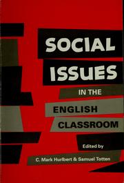 Front cover of Social issues in the English classroom by C. Mark Hurlbert