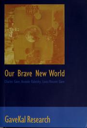 Cover of Our brave new world by Charles Gave