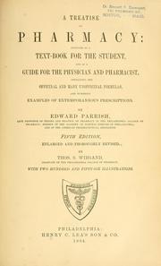 Front cover of A treatise on pharmacy by Parrish, Edward