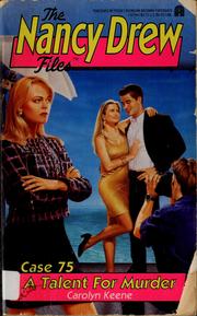Front cover of A talent for murder by Carolyn Keene