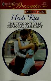 Front cover of The tycoon's very personal assistant by Heidi Rice