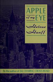 Front cover of Apple of my eye by Helene Hanff