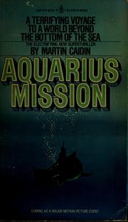 Front cover of Aquarius mission by Martin Caidin
