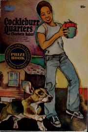 Front cover of Cockleburr quarters by Charlotte Baker