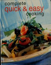 Cover of Complete cookery by Unknown