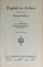 Cover of English in action by Jacob C. Tressler