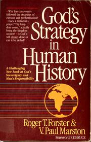 Front cover of God's strategy in human history by Roger T. Forster