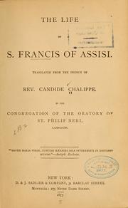 Front cover of The life of S. Francis of Assisi by Candide Chalippe