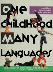 Front cover of One childhood, many languages by Laurie Makin