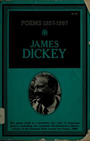 Front cover of Poems, 1957-1967 by James Dickey