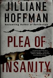 Front cover of Plea of insanity by Jilliane Hoffman