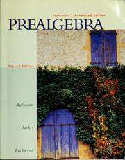 Front cover of Prealgebra by Richard N. Aufmann