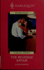 Front cover of The revenge affair by Susan Napier